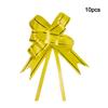 10 Pieces Bow Pull Decor Multi-colors Festive Packing DIY Crafts Lightweight Plastic Hand-Pulled Flower Christmas Holiday