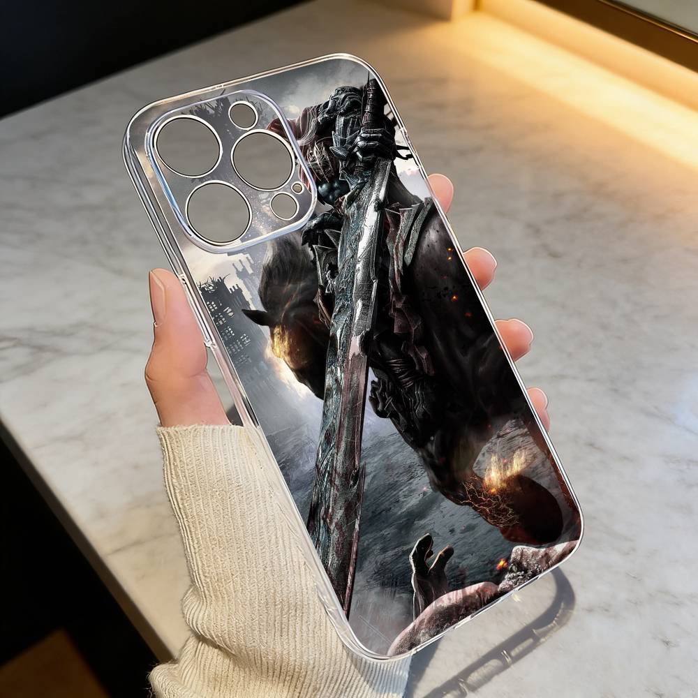 Чехол для телефона D-Darksiders Прозрачный Силиконовый Мягкий Для iPhone 17 16 15 14 13 12 11 Mini Pro Max Plus