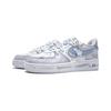 Nike Air Force 1 Blue Star Flower Blue Slip Resistant Abrasion Resistant Low top Skateboard Shoes Unisex White Gray CW2288-111(Team998-)