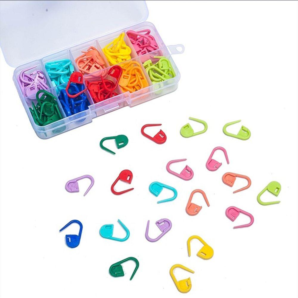 Locking Stitch Markers Craft Knitting Accessories Needle Clip Sewing Supplies Crochet Hook Kits