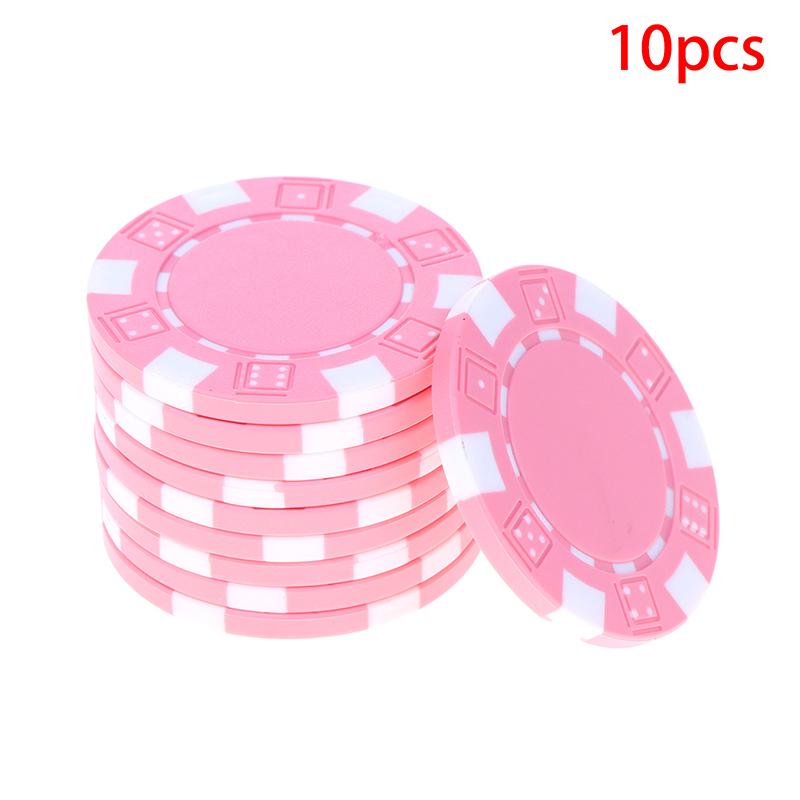 10 шт. Пластиковые фишки для покера из АБС-пластика, Казино Техасский Холдем Покер, Металлические монеты, 11,5 г, Фишки, Набор фишек для покерной игры, Аксессуары