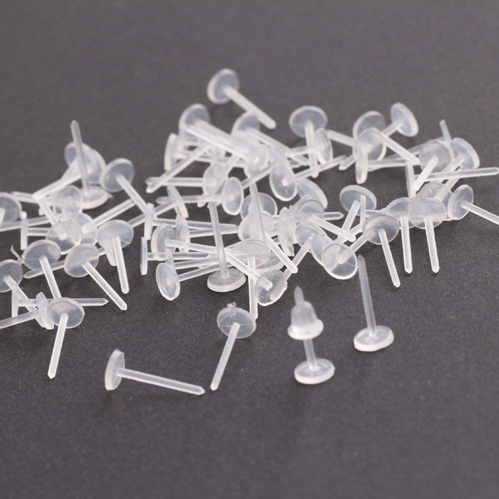 Plastic Flat Stud Pin Anti Allergy Jewelry Parts Jewelry accessory Stud Earring Jewelry Making