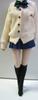 Figure with TBLeague Beautiful and Cute Sweater for High School Head and Sailor Suit Not [TOYBARJAPAN] 1/6 Accessories/Compatible Body, Girls, Etc.