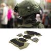 Система внутренней подкладки боевого шлема Подушка из губки с эффектом памяти Защитная подкладка Аксессуары для шлема Зеленый