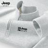 JEEP SPIRIT Men's 2025 Autumn/Winter Fleece Lined Half-Zip Sweatshirt