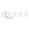 300pcs Sorting Storage Function Floss Bobbins White Embroidery Floss Cards  For Cross Stitch