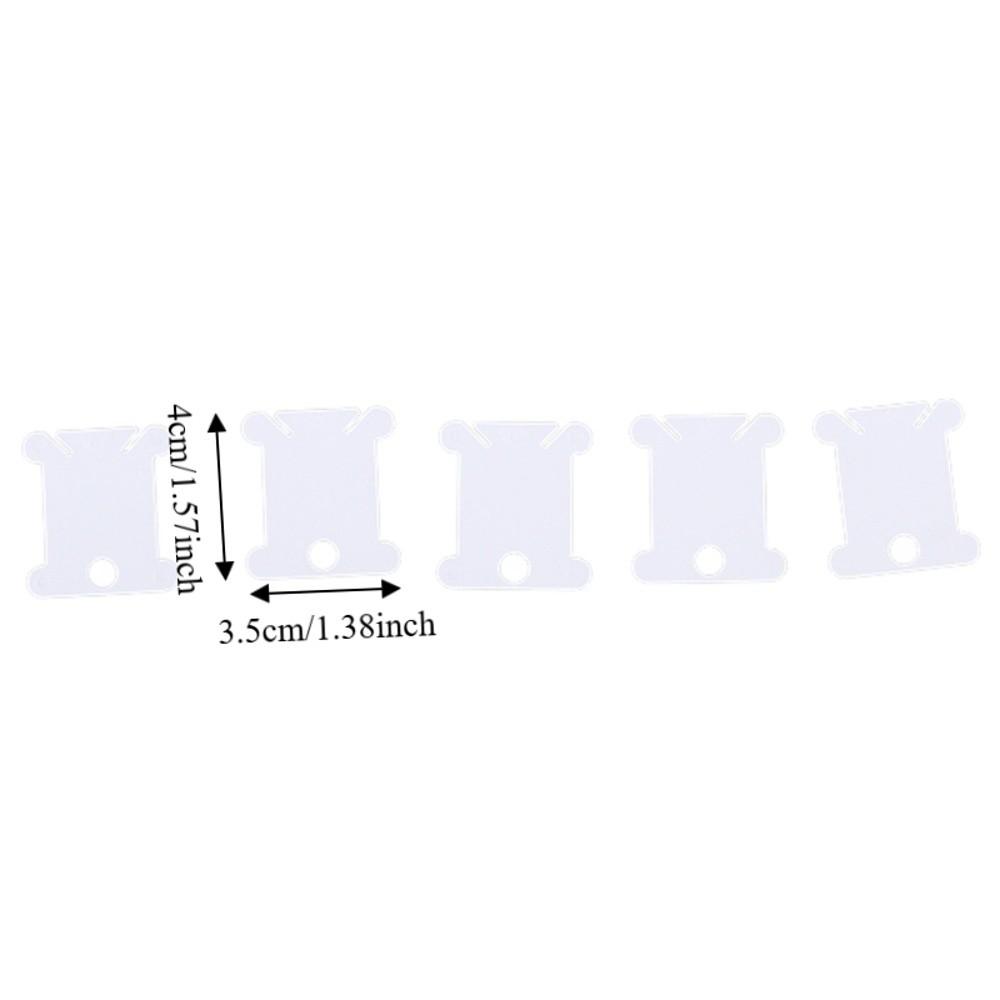 300pcs Sorting Storage Function Floss Bobbins White Embroidery Floss Cards For Cross Stitch
