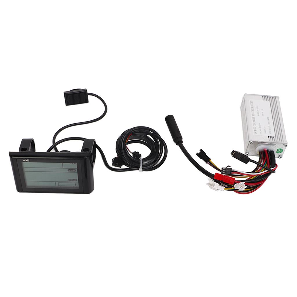 Electric Bicycle Controller Kit 15A Controller S900 Display Meter Thumb Throttle Kit for 36V 48V 250W Motor