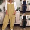 Womens Plus Size Overalls Casual Loose Dungarees Romper Baggy Playsuit Jumpsuit