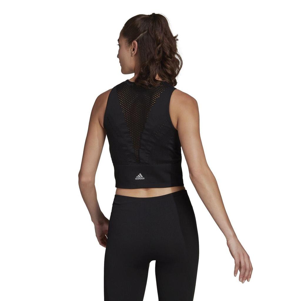 Adidas Womens/Ladies Aeroknit Cropped Vest Top