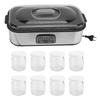 1.4L электрическая йогуртница с регулируемой температурой и временем приготовления йогурта с 8 баночками для йогурта