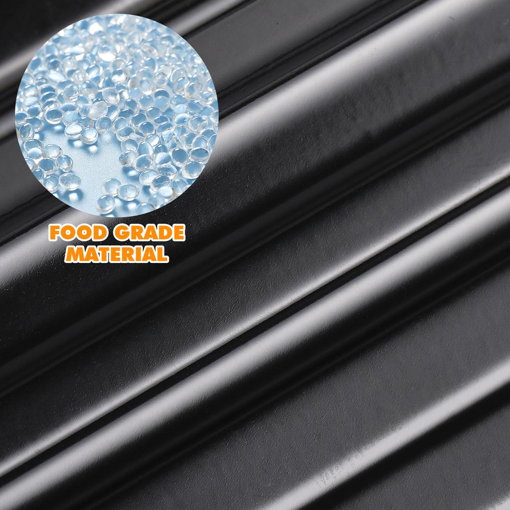 100 шт. Коробки для суши Черные Утолщенные Одноразовые Целлюлозные Контейнеры для Еды на Вынос, Ланча, Вечеринки, Закусок, Гамбургеров, Картофеля Фри для Хранения