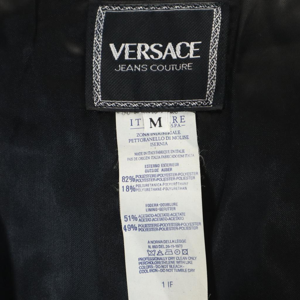 Versace Jeans Couture Сделано в Италии Обработка покрытия Стеганая куртка M Женская Б/У
