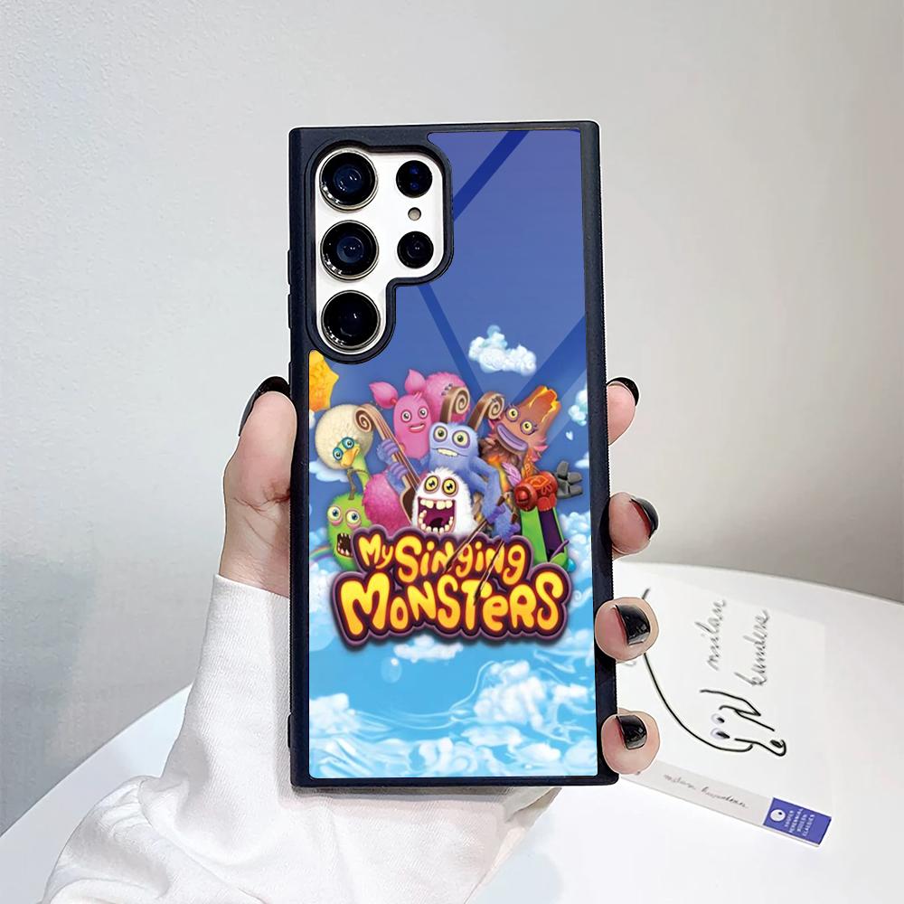 Чехол для телефона My Singing M-Monsters для Samsung Galaxy S26 S25 S24 S23 S22 S21 S20 FE Edge Pro Plus Ultra PC+TPU