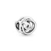 925 Sterling Silver Openwork Paw Print Infinity Charm Bead Fit New Bracelet Necklace Jewelry Gift For Women 