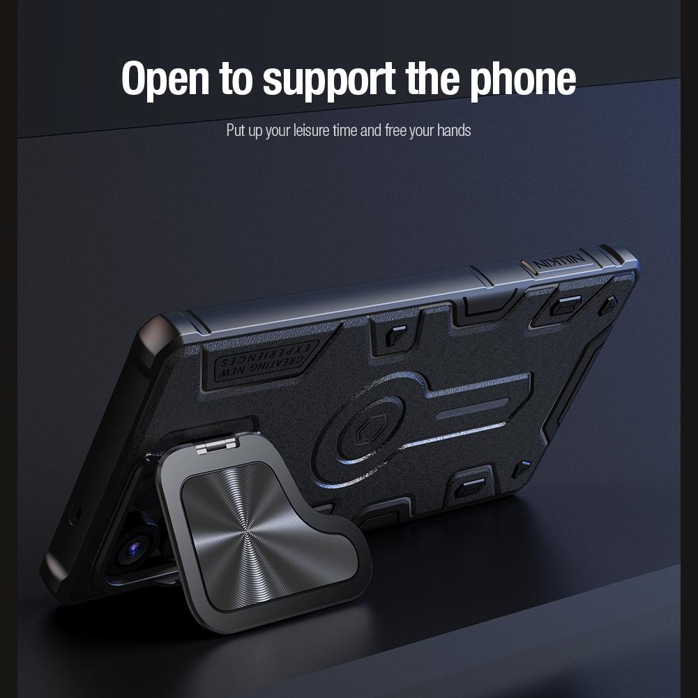 NILLKIN Для Samsung Galaxy S25 Ultra чехол для телефона CamShield Armor Prop магнитная защита камеры задняя крышка