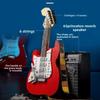 Имитация электрогитары Fender Stratocaster, набор строительных блоков, модель, детская игрушка для творческой игры «сделай сам»