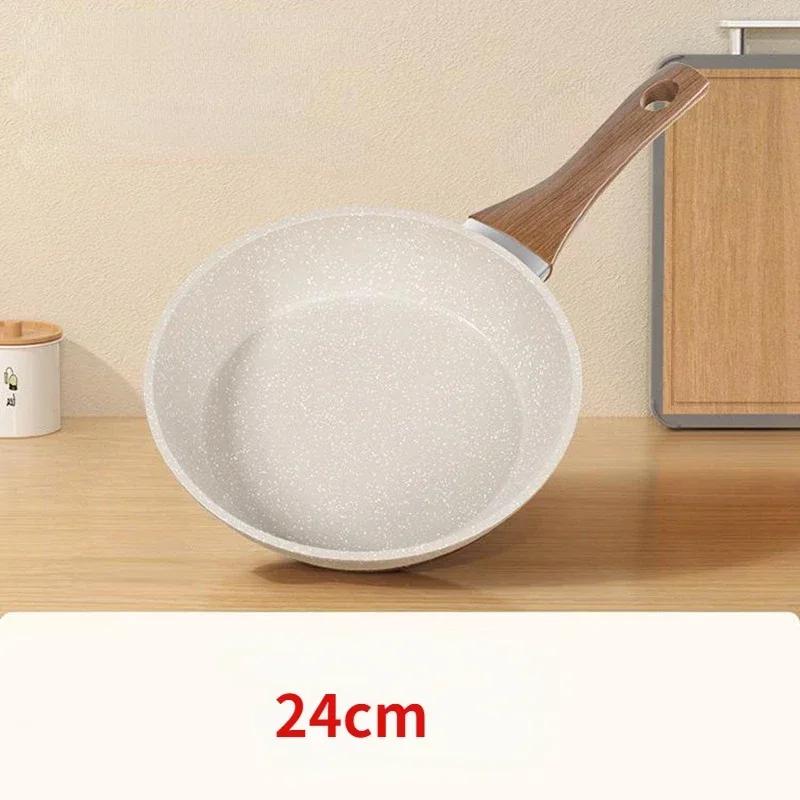 Household Steak Fried Egg Smoke-Free Cooking Pots Cookware Nduction Cooker Universal Kitchen Utensil Nonstick Deep Frying Pans