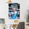 Haaland Custom Your Name Wall Decor Tapestry Art For Pet Memorial Birthdaywedding Party Backdrop Family Gift