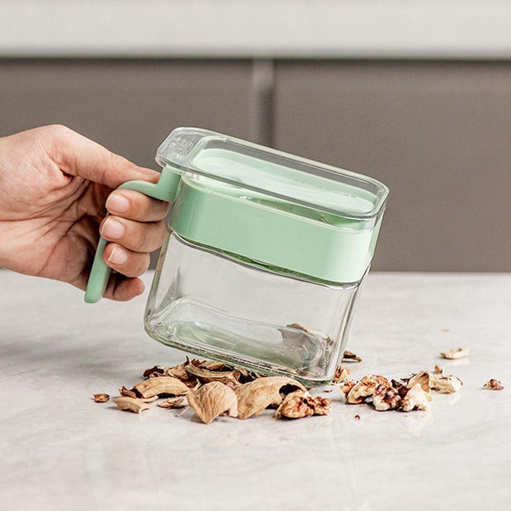 Пылезащитная банка для приправ, влагостойкий контейнер для сахара и соли, стеклянная коробка для приправ, кухонная