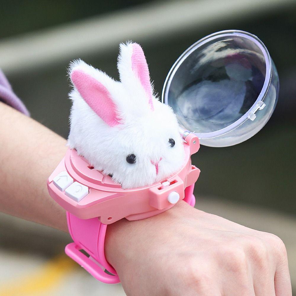 USB Charging Kapibala Watch Electric Toy 3D Cartoon Rabbit Racing Toys for Children/Student Gift