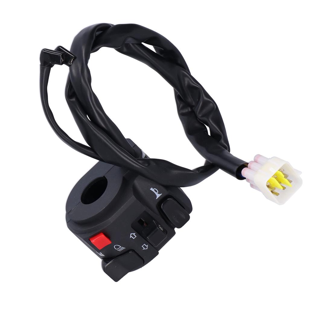 78in Motorcycle Handlebar Switch Horn Button Headlight Turn Signal Fog Lamp Controller