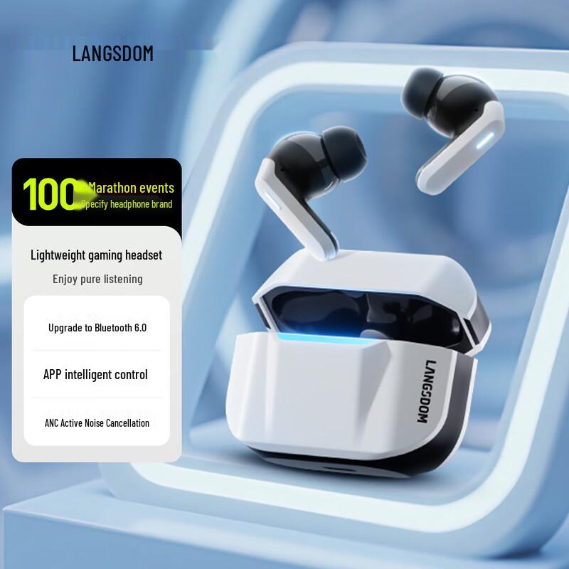 Lanston TG16 Active Noise Cancelling Wireless In-Ear Bluetooth Earphones