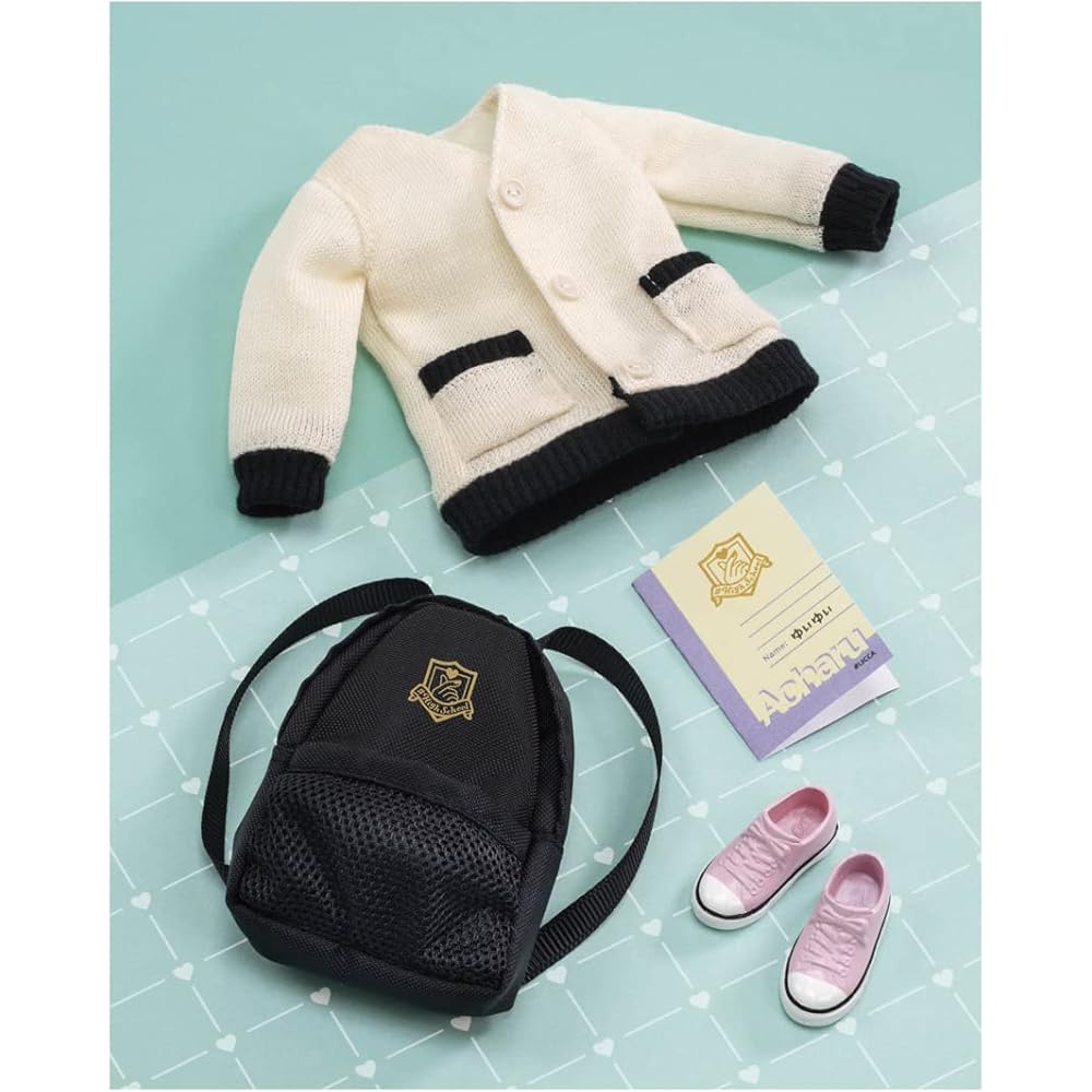 Takara Tomy Licca Dress Blue Haruka Cardigan Outfit Fashion Doll Clothing