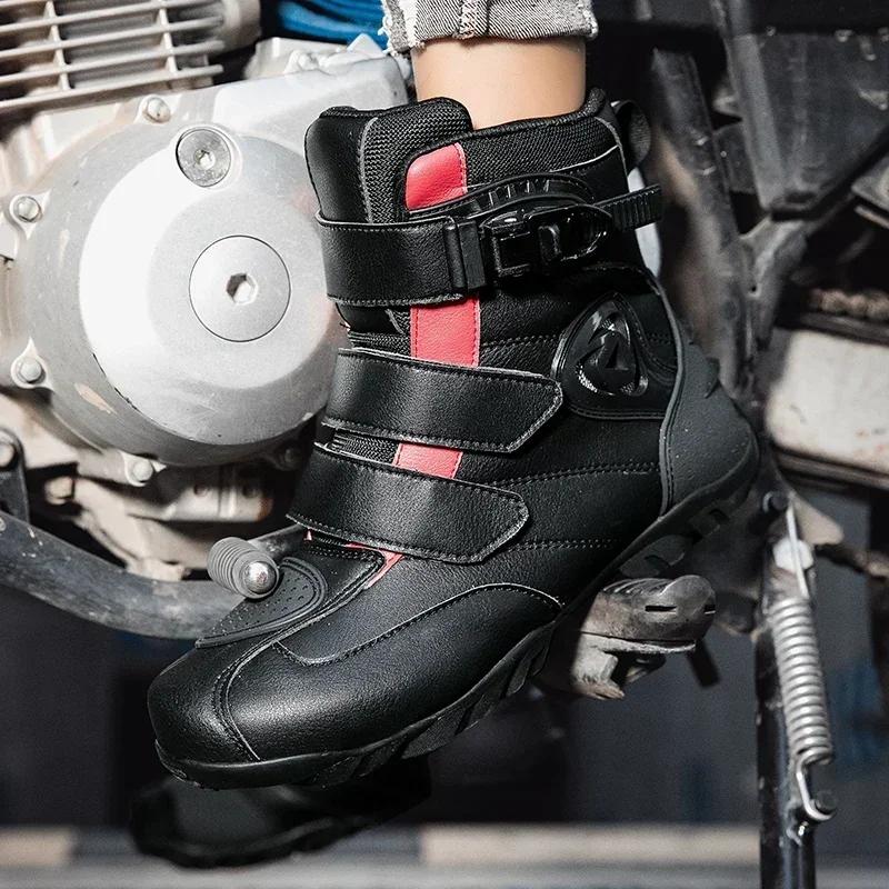 Мотоциклетные гоночные карьерные велосипедные ботинки Bota Motocross Riding Tribe Мотоциклетные ботинки мужские Botas Moto Мотоботы Обувь