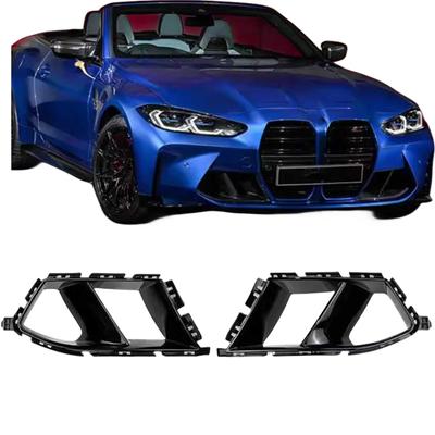 Передний бампер боковая крышка воздухозаборника для BMW G80 M3 G82 G83 M4 2021-2024 автомобильная противотуманная заглушка декоративная