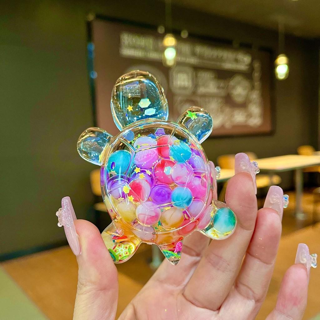 Large Glow Colorful In The Dark Glittering Turtle Figurine Perfect For Unique Occasions Gift