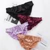 Underwear Women Sexy Super Stretch Satin Women'S Panties Low-Waist Satin Briefs