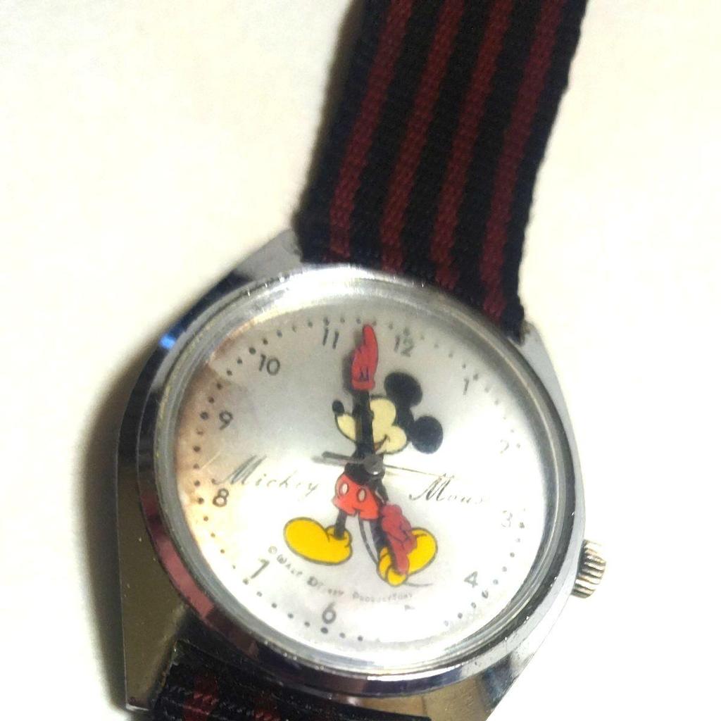 Б/у SEIKO Микки Маус Ручной завод Винтажные Рабочие часы Ретро Сёва