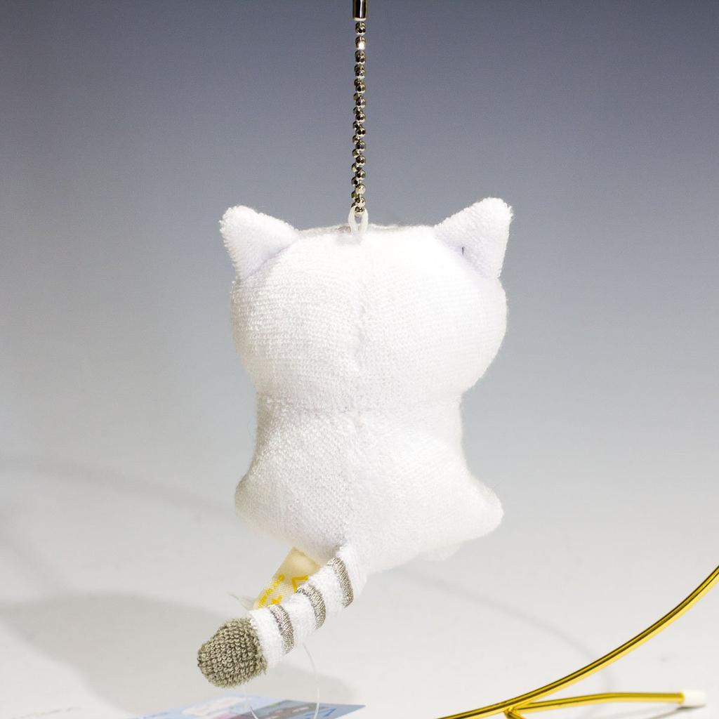 Kuruneko Mascot Plush Toy with Ball Chain, 9cm Tall, Kobon