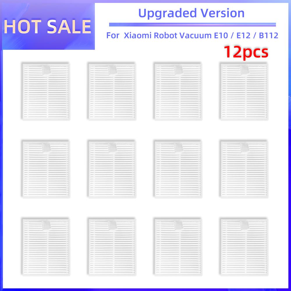 Для Xiaomi Robot Vacuum E10, E10C, E12, B112 запасные части боковая щетка фильтр Hepa тряпка запасные части аксессуары