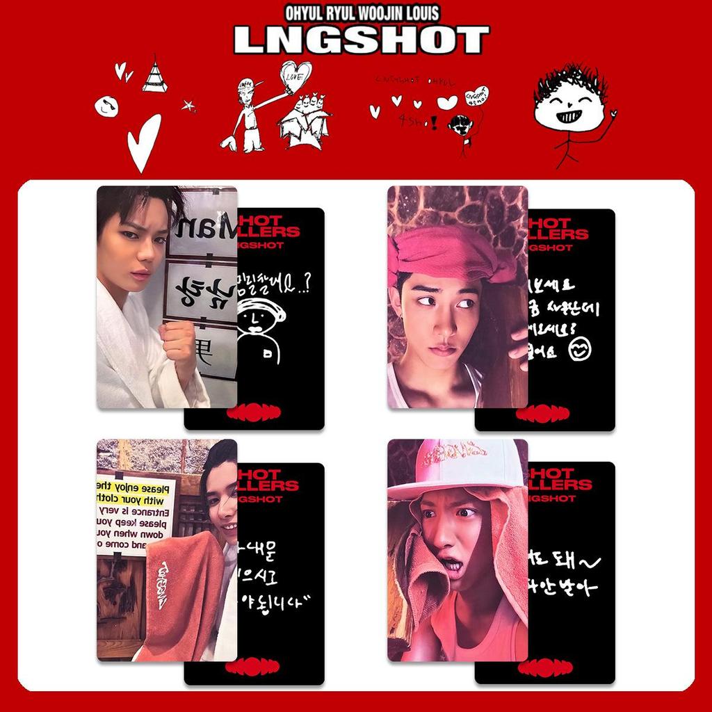 LNGSHOT Альбом с лобстерами Shot Callers Специальное издание Фотокарточки и Коллекция эксклюзивных карт