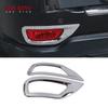 For Jeep Grand Cherokee WK2 Rear Fog Light Lamp Bumper Foglight Chrome Trim Cover Bezel Accessories 2011 - 2017 2018 Molding