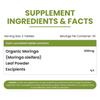 Vlado's Himalayan Organics Органические таблетки с морингой, экстракт 1200 мг, 60 шт. для энергии, иммунитета, пищеварения