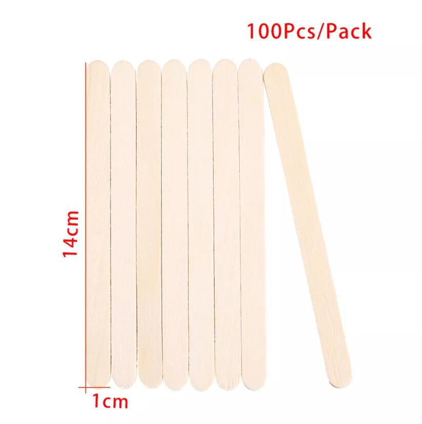 50-150Pcs Wooden Stirring Stick For Epoxy Resin Mold Popsicle Ice Cream Sticks Jewelry Making Handmade Craft Tools Supplies