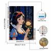 DIY Diamond Painting Roses and Snow White Cross Stitch Kit Mosaic Art Diamond Painting Full Circle Diamond Home Decoration