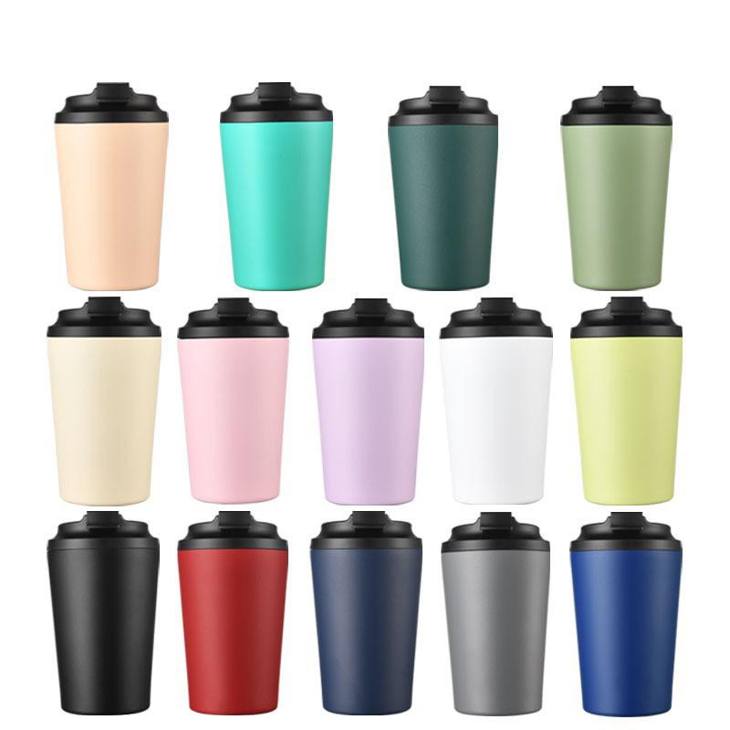 Insulated Water Bottles Stainless Steel Coffee Cup Water Bottles Coffee Cups with Lid Coffee Mug Cafe Cup Bottle