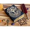Handmade Leather Journal with Deckle Edge Paper Third Eye Journal Antique Blank Spell Wiccan Notebook Horror Special Book