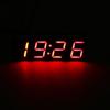 Newest Mini Car Digital Clock Thermometer Voltmeter 3 IN 1 LED Display Digital Timer Voltmeter Interior Electronic Accessoies