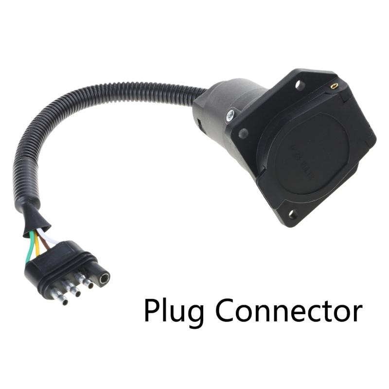 Trailer Circuit Connecting Tool 4-Way Flat Truck to 7-Way Blade for RV Motorhome