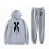 Американский рэпер DMX с принтом для мужчин и женщин, комплект толстовок, повседневная толстовка и брюки, комплект из 2 предметов, спортивный костюм большого размера, модная одежда унисекс