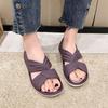 Soft-soled Non-slip Hollowed-out Versatile Non-slip Cool Slippers Sandals 2025 Summer New Soft-soled Comfortable Flat-soled Beach Shoes