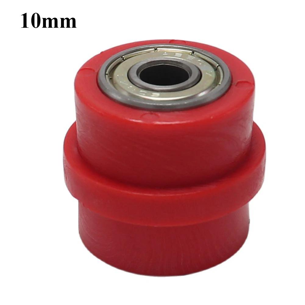 M10 Drive Chain Roller Pulley Wheel Slider Tensioner Wheel Guide For Street Bike Enduro Motorcycle Motocross CRF 10mm