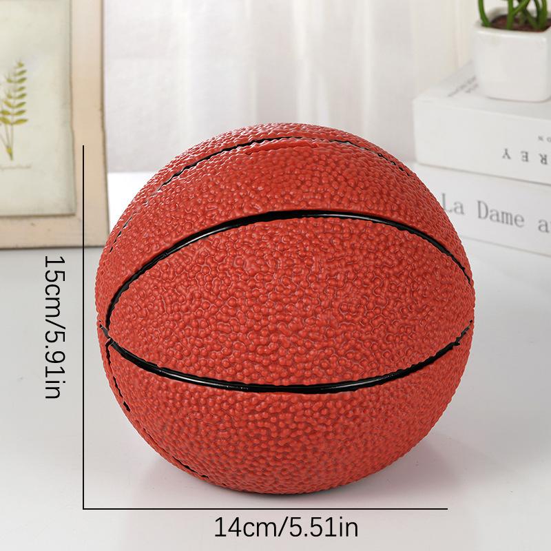 Декоративная копилка в форме футбольного мяча Декоративная копилка в форме футбольного мяча Монетница в виде копилки для спальни Украшение