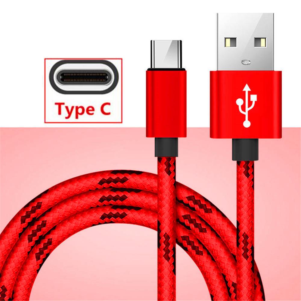 2m USB Type C Fast Charging Usb C Cable Data Cord Charger for Sony Xperia L1 L2 XZ XZ1 XZ2 Premium X Compact XA1 Plus XA2 Ultra