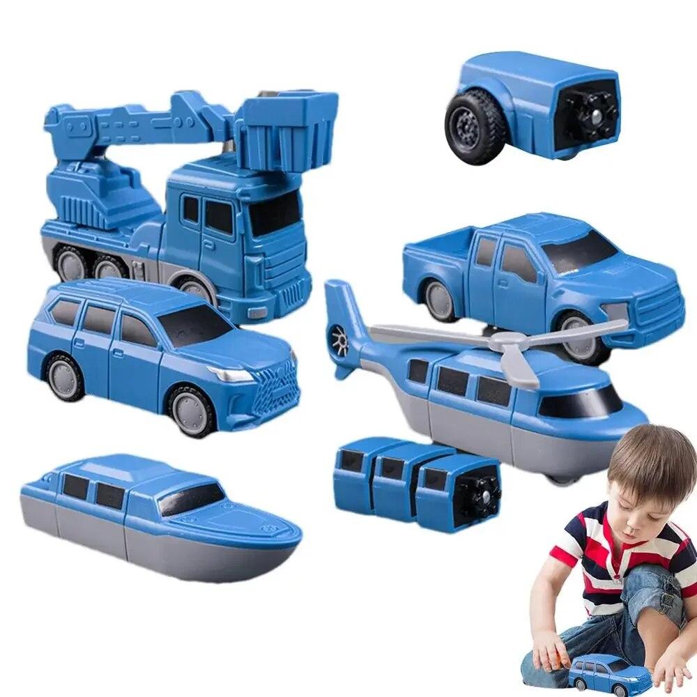 26pcs/set Magnetic Transform Engineering Car Assembled Toys with Storage Box, Magnetic Blocks Outdoor Toddler Activities Toys